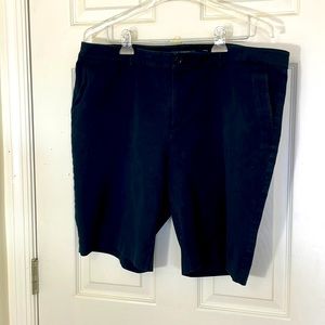 Ralph Lauren Black Cotton Shorts Size 18W